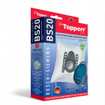 Topperr BS 20 пылесборники (4 штуки+1 фильтр) Bosch