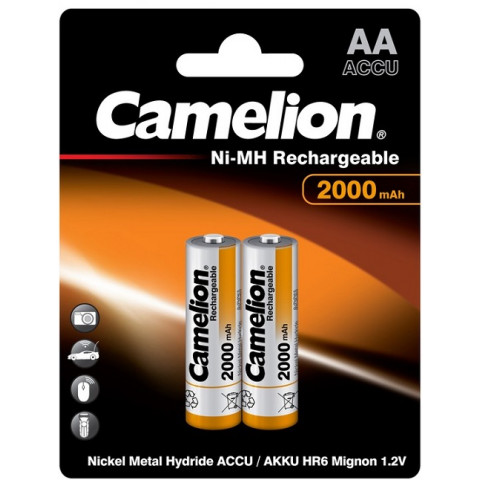 Camelion R6 2000nAh bl2 аккумуляторы