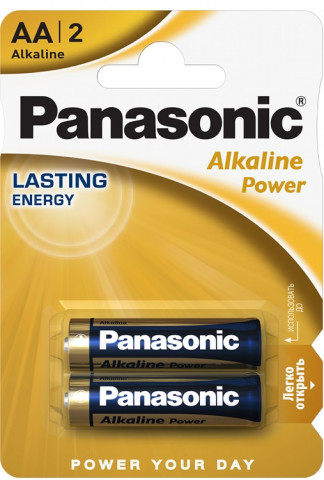 Panasonic LR6 Alkaline Power bl/2 батарейки