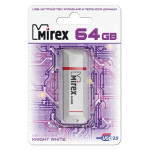 Mirex USB2.0 64Gb Knight White флешка