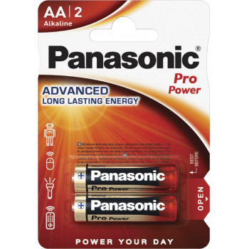 Panasonic LR6 Pro Power bl/2 батарейки