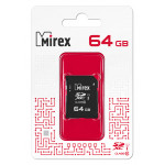 Mirex SDXC 64Gb Class10 UHS-1 + adp карта памяти