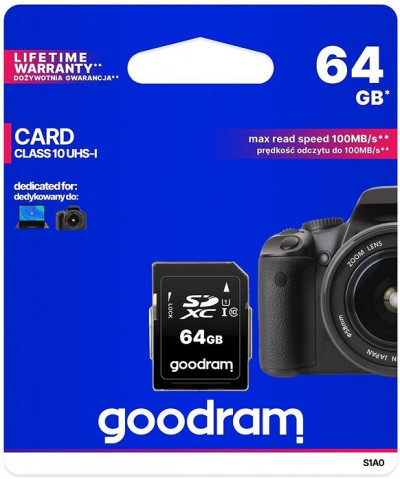 Goodram SDXC 64Gb Class10 UHS-I карта памяти