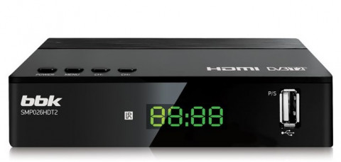 BBK SMP026HDT2 черный DVB-T2 приемник