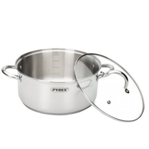 Pyrex кастрюля с крышкой 4.7 л, 24 см