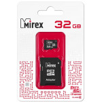 Mirex MicroSDHC 32Gb Class10 + adp карта памяти