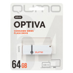 Qumo USB2.0 64GB Optiva 02 White флешка