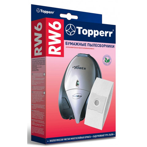 Topperr RW 6 пылесборники (5 штук ) Rowenta