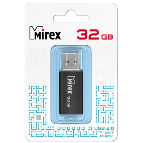 Mirex USB3.0 32Gb Unit Black флешка
