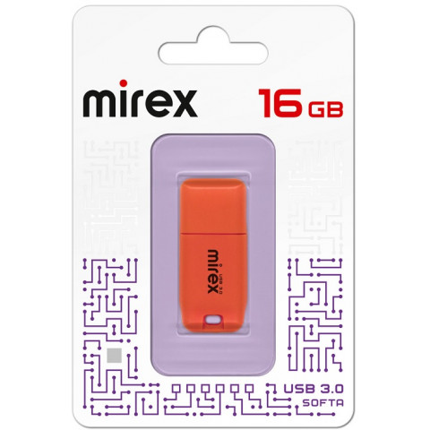Mirex USB3.0 16Gb Softa Orange флешка