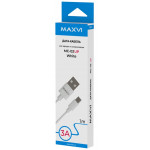 Maxvi MC-02UP 1m White Type-C кабель