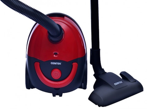Centek CT-2518 красный/черный пылесос с мешком для пыли Centek CT-2518 красный/черный пылесос с мешком для пыли
