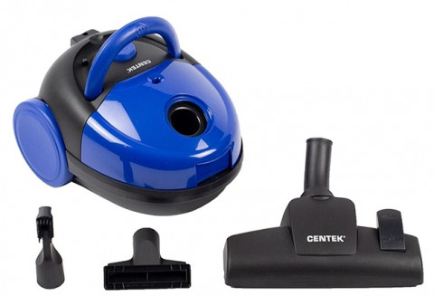 Centek CT-2518 синий/черный пылесос с мешком для пыли