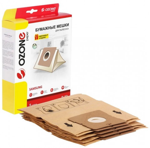 Ozone Paper P-03 пылесборники (5 штук) Samsung VP-77 Ozone Paper P-03 пылесборники (5 штук) Samsung VP-77