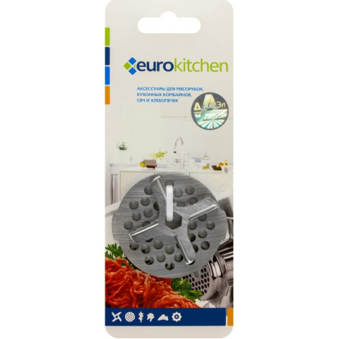 Euro Kitchen NR1210 нож и решетка для мясорубки