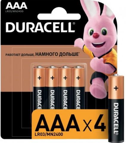 Duracell LR03-4BL AAA батарейки