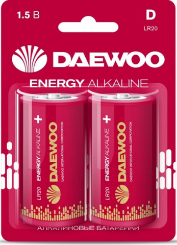 Daewoo LR20 bl/2 батарейки