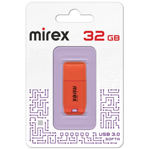 Mirex USB3.0 32Gb Softa Orange флешка Mirex USB3.0 32Gb Softa Orange флешка