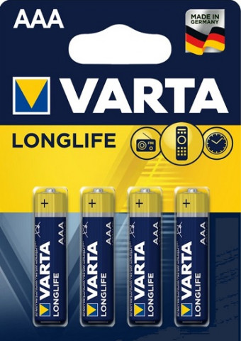Varta 4103 Long Life LR03 AAA bl/4 батарейки