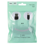 Hoco X13 1m Black micro USB/2,4A  кабель