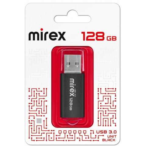 Mirex USB3.0 128Gb Unit Black флешка