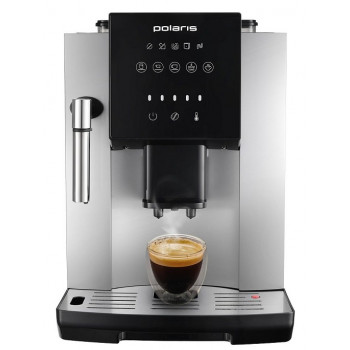 кофемашина Polaris PACM 2050SW черный/серебряный
