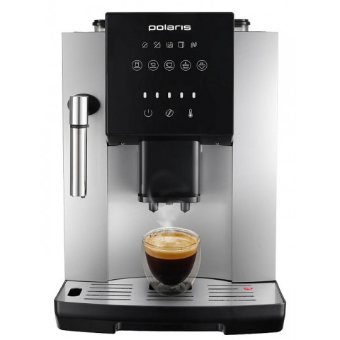 кофемашина Polaris PACM 2050SW черный/серебряный