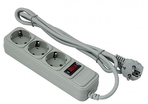 Exegate SP-3-1.8G сетевой фильтр, серый Exegate SP-3-1.8G сетевой фильтр, серый