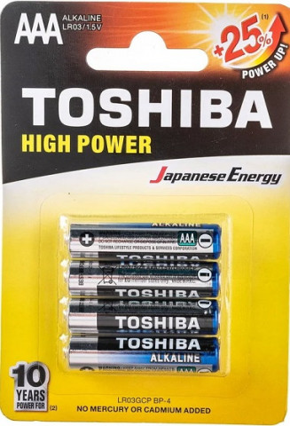 Toshiba LR03-4BL AAA батарейки