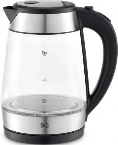 чайник BQ KT1738G черный-стальной