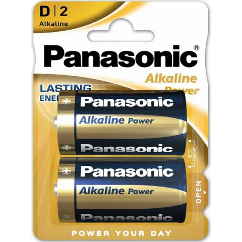 Panasonic LR20 Alkaline Power bl/2 батарейки