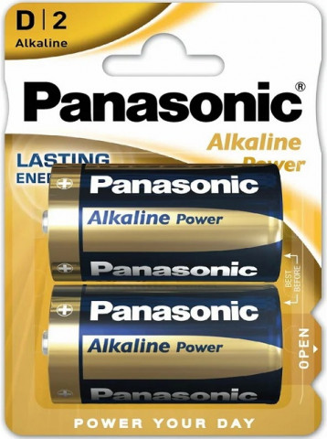 Panasonic LR20 Alkaline Power bl/2 батарейки