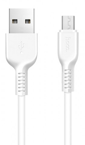 Hoco X13 Easy micro USB/2,4A 1m White кабель