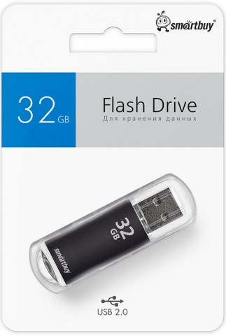 Smartbuy USB 2.0 32Gb V-Cut Black флешка