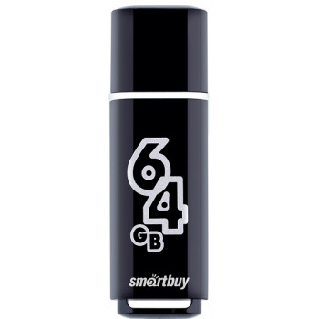 Smartbuy USB 2.0 64Gb Glossy Black флешка