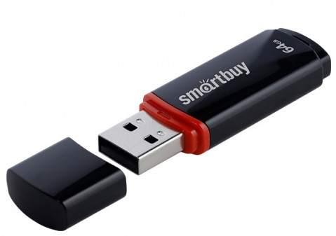 Smartbuy USB 2.0 64Gb Crown black  флешка
