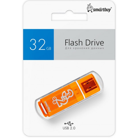 Smartbuy USB 2.0 32Gb Glossy Orange флешка