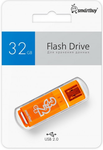 Smartbuy USB 2.0 32Gb Glossy Orange флешка