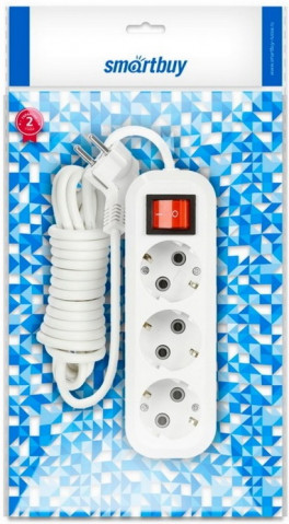 Smartbuy SBE-16-3-03-ZS 3 розетки,3м,с/з удлинитель