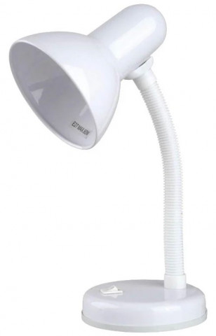 Camelion KD-301 60W E27 белый, настольный светильник