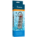 Smartbuy SBSP-3-18-G 3 розетки,1,8м серый сетевой фильтр