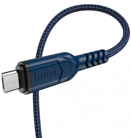 Hoco X59 Victory USB micro USB/2.4A 2m Blue кабель