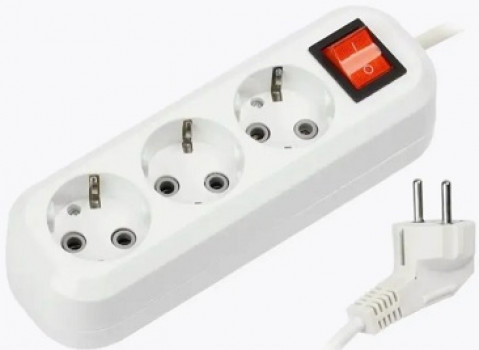 Smartbuy SBE-16-3-07-ZS 3 розетки, 7м,с/з удлинитель