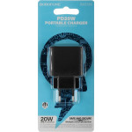 Borofone BAS13A 3A 20W Type-C Black  сетевой блок питания