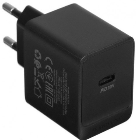 Borofone BAS13A 3A 20W Type-C Black  сетевой блок питания