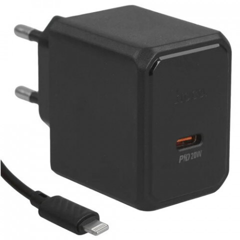 Hoco CS13A 3A 20W Type-C Black зарядное устройство