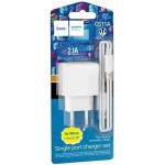 Hoco CS11A 2.1A Lightning 8-pin White зарядное устройство