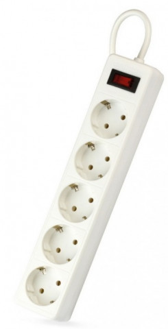 Smartbuy SBSP-50-W, 5м, 10A белый сетевой фильтр