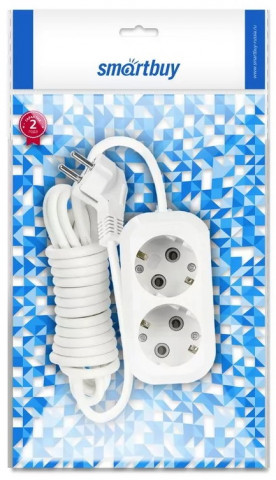 Smartbuy SBE-16-2-02-Z 2 розетки,2м,с/з удлинитель