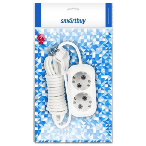 Smartbuy SBE-16-2-03-Z 2 розетки,3м,с/з удлинитель Smartbuy SBE-16-2-03-Z 2 розетки,3м,с/з удлинитель